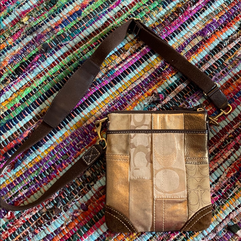 Coach cross body purse